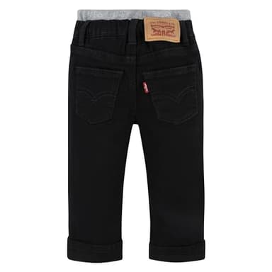 Levi's Baby Boys' Straight Fit Jeans, Black Stretch, 12M - Image 2