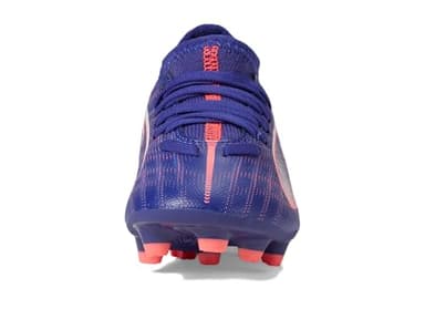 PUMA Ultra Match Firm Artificial Ground Sneaker, Lapis Lazuli White-Sunset Glow, 3.5 US Unisex Big Kid - Image 3