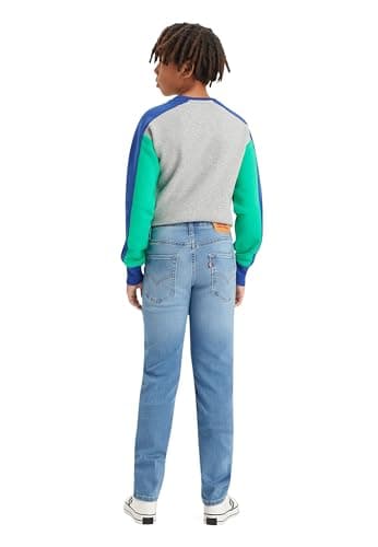 Levi's Boys' 511 Slim Fit Performance Jeans, Basil Sky - Image 4