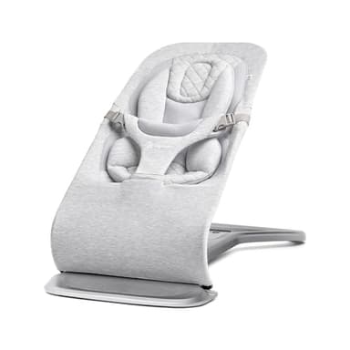 Ergobaby Evolve 3-in-1 Bouncer, Adjustable Multi Position Baby Bouncer Seat, Fits Newborn to Toddler, Light Grey - Image 1