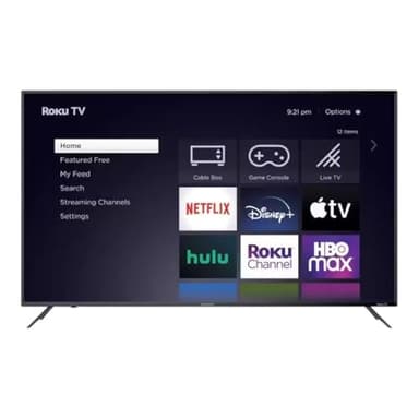 Element 65" LED 4K UHD Roku Smart TV with Streaming, HDR10 Stunning Visuals 3840 x 2160 60Hz, 3X HDMI Ports & USB Port, Analog/Digital TV Tuner - E4AA65R (Renewed) - Image 1