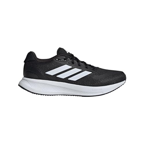 adidas Men's Run Falcon 5, Black/White/Black, 9.5 - Image 1