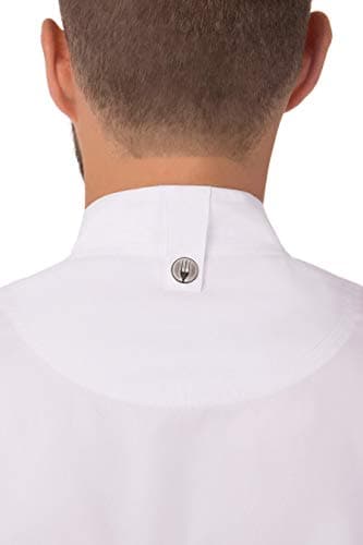 Chef Works Men's Springfield Chef Coat, White, Medium - Image 5