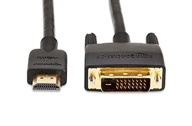Amazon Basics HDMI to DVI Adapter Cable, Bi-Directional 1080p, Gold Plated, Black, 6 ft, 36-Packs - Image 3