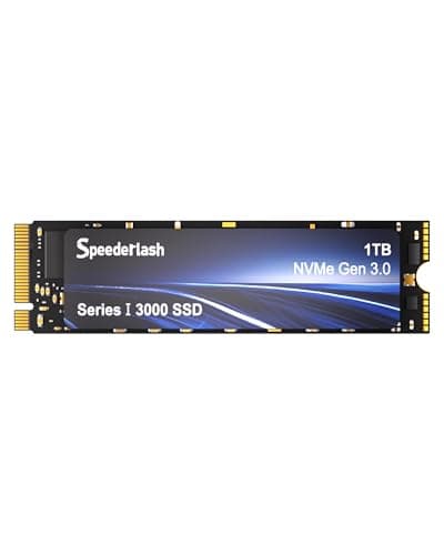 Speederlash 1TB NVMe M.2 PCIe3.0 SSD, Gen3x4 M.2 2280 Internal Solid State Drive, up to 3100MB/s, SLC Cache 3D NAND, for Laptop, PC Desktops - Image 1