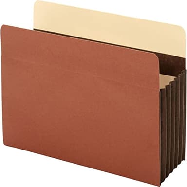 Globe Weis Pendaflex Expanding File Pockets, Brown (PFXC1535GHD) - Image 1