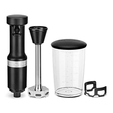 KitchenAid Variable Speed Corded Hand Blender KHBV53, Matte Black - Image 3