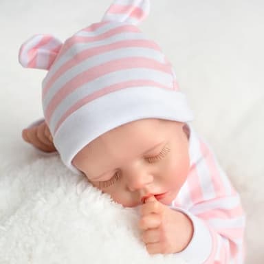 SPICIMOMO Realistic Reborn Baby Dolls Girl - Lifelike Real Life Full Body Vinyl 18 Inches Baby Doll That Looks Real, Gift for Toddlers Kids 3+ - Image 2