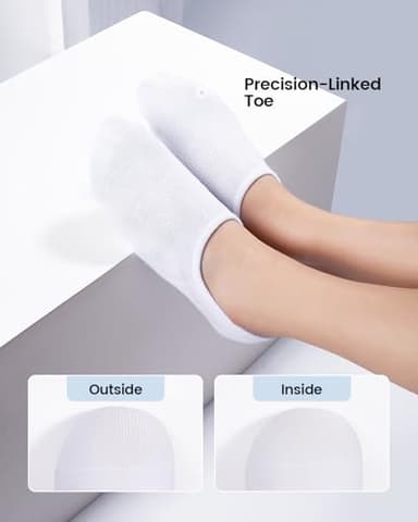 IDEGG No Show Socks Women & Men Low Cut Ankle Short Athletic Running Casual Invisible Liner Socks - Image 4