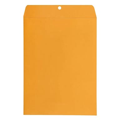 Amazon Basics Clasp Kraft Envelopes, Gummed Mailing Envelope, 9 x 12 inch, 100-Pack - Image 2