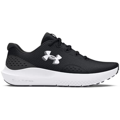 Under Armour Men's Charged Surge 4, (001) Black/Anthracite/White, 11, US - Image 1