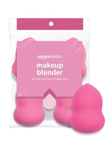 Amazon Basics Large Makeup Blender, 4-Pack (Previously Solimo) - Image 1