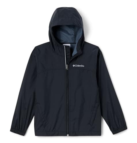 Columbia Youth Boys Glennaker Rain Jacket, 2024 Black, X-Small - Image 1
