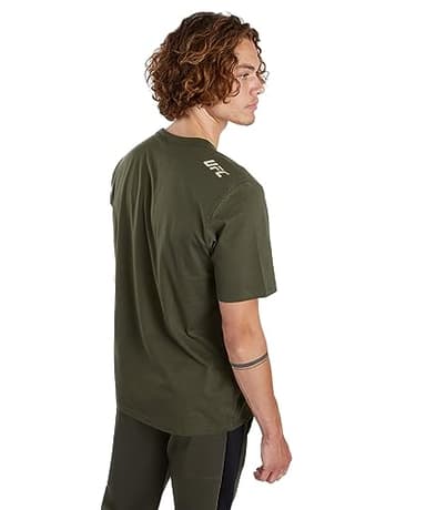 UFC Adrenaline Fight Week T-Shirt, Khaki, X-Large Short - Image 3