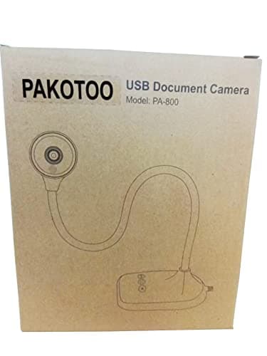 PAKOTOO USB Document Camera for Teachers, Webcam/Doc Camera for Classroom with A3 Format, 3-Level LED Lights, Image Invert, Fold, Dual mic for Mac OS, Windows, Zoom, OBS Work with Distance Learning - Image 9