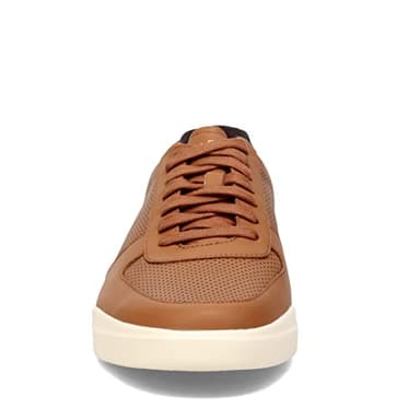 Cole Haan Mens Grand Crosscourt Modern Perforated Sneaker, British TAN Leather/Ivory, 10.5-M US - Image 4