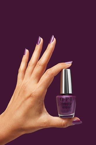 OPI Infinite Shine My Berry Janes | Semi-Sheer Dark Cool Purple Silver Shimmer Long Wear Gel Like Nail Polish | What's Your Mani-tude | Fall 2025 - Image 7