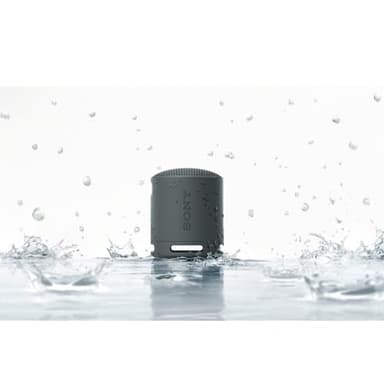 Sony SRS-XB100 Wireless Bluetooth Portable Lightweight Super-Compact Travel Speaker, Durable IP67 Waterproof & Dustproof Shower Speaker, 16 Hour Battery, Versatile Strap, & Hands-free Calling, Black - Image 5