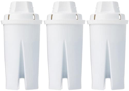 Amazon Basics Replacement Water Filters for Water Pitchers, BPA-Free, WQA & NSF Certified, Compatible with Brita Water Pitchers & Drinking Water Filter Systems, 6 Month Filter Supply, 3-Pack - Image 1