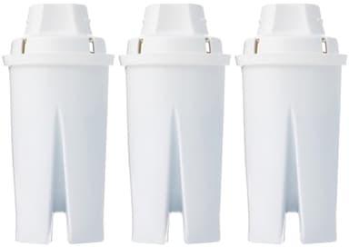 Amazon Basics Replacement Water Filters for Water Pitchers, BPA-Free, WQA & NSF Certified, Compatible with Brita Water Pitchers & Drinking Water Filter Systems, 6 Month Filter Supply, 3-Pack - Image 1