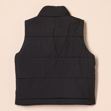 Amazon Essentials Boys' Heavyweight Outerwear Puffer Vest, Black, Large - Image 3