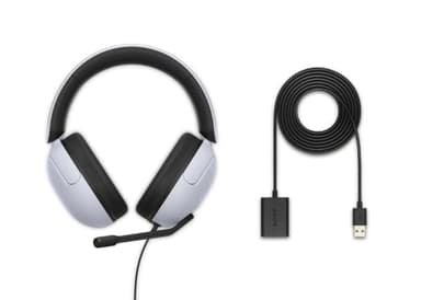 Sony INZONE H3 Wired Gaming Headphones With Mic, PS5 Headphones, Over-Ear, Personalized 360 Spatial Sound, Discord Certified MDR-G300 (White) - Image 8