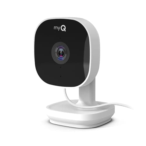 CHAMBERLAIN myQ Smart Indoor Security Camera – 1080p HD Video, Night Vision, Motion Detection, Wi-Fi, Two-Way Audio, Smartphone Control - Image 1
