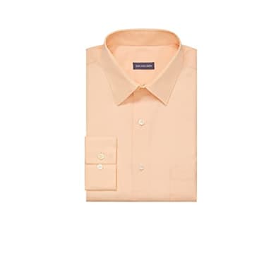 Van Heusen Men's Dress Shirt Regular Fit Poplin Solid, Scallop, 14.5" Neck 32"-33" Sleeve - Image 3