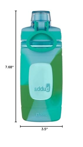 Bubba Flo Kids Water Bottle with Silicone Sleeve, 16oz., Rock Candy and Kiwi - Image 5