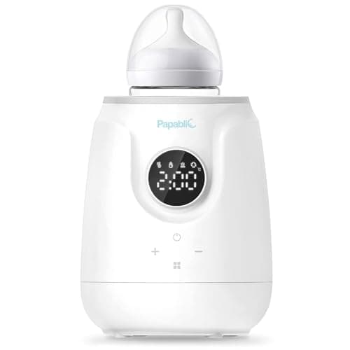 Papablic Ultra-Fast Bottle Warmer, Ready Milk in 2 Min, Baby Bottle Warmer for Breastmilk and Formula, Accurate Temperature Control and Automatic Shut-Off, Bottle Warmers for All Bottles - Image 1