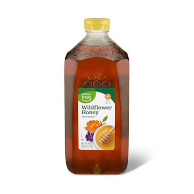 Amazon Fresh, Wildflower Honey, 80 Oz (Previously Happy Belly, Packaging May Vary) - Image 1