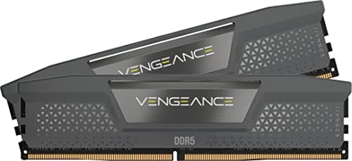 CORSAIR Vengeance DDR5 32GB (2x16GB) DDR5 6000MHz CL30 AMD Expo Intel XMP iCUE Compatible Computer Memory – Gray (CMK32GX5M2B6000Z30) - Image 1