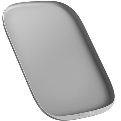 PETLIBRO Dog Food Mat, Safety Silicone Cat Food Mat for Feeder & Fountain, Waterproof Dog Bowl Mat, Raised Edge Spill Protection Floor, Cove Feeding Mat for AF005, AF103 Single Tray, 17.7"x12" - Image 1