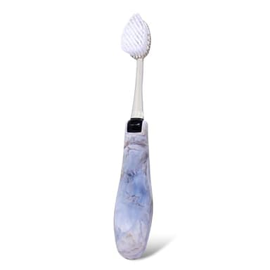 RADIUS Toothbrush Tour Travel Brush, Calacatta Stone, BPA Free and ADA Accepted, Designed to Improve Gum Health and Reduce The Risk of Gum Disease, 1 Pack - Image 2