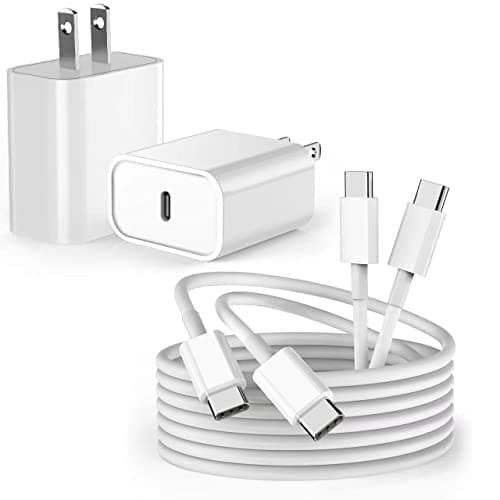 10FT Fast iPad Charger, iPad Pro Charger Cord [2Pack] 10FT USBC to USB C Cable iPad Cord 20W USB C Charger iPad Charging Block for iPad 10,iPad Mini 6,iPad Air 5/4,iPad Pro 12.9/11 inch 2020/2021/2022 - Image 1
