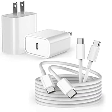 10FT Fast iPad Charger, iPad Pro Charger Cord [2Pack] 10FT USBC to USB C Cable iPad Cord 20W USB C Charger iPad Charging Block for iPad 10,iPad Mini 6,iPad Air 5/4,iPad Pro 12.9/11 inch 2020/2021/2022 - Image 1