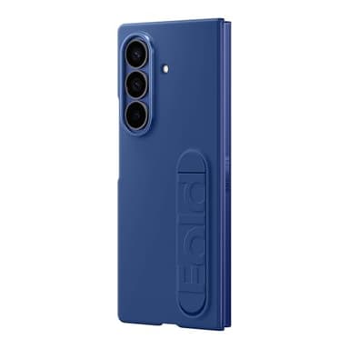 Samsung Galaxy Z Fold7 Silicone Phone Case, Protective Cover with Stand, Secure Grip, Soft, Comfortable Design, US Version, Navy - Image 4