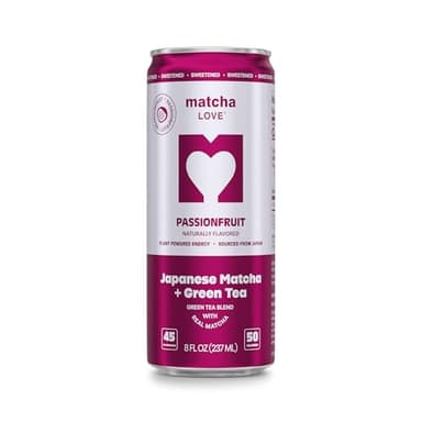 matcha LOVE Passion Fruit Matcha + Green Tea, Sweetened, 8 Ounce (Pack of 12) - Image 3