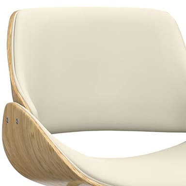SIMPLIHOME Malden Dining Chair in Light Wood, Natural Linen Look Fabric, 22.8" W x 20.9" D x 30.9" H, Mid-Century Modern Style for Dining Room - Image 10