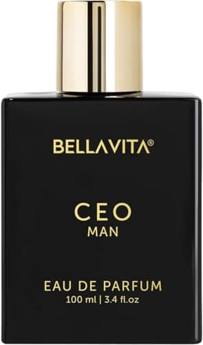 BellaVita Luxury CEO Man Perfume for Men (3.38 fl.oz) | Long-Lasting Men's Perfume with Lemon, Lavender, Tonka Vetiver & Moss Fragrance for Man | CEO Parfum for Men | Vegan & Cruelty-Free Fragrance - Image 1
