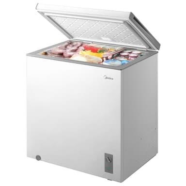 Midea MERC07C4BAWW 7.0 Cubic Feet Chest Freezer Cu.ft-Convertible, White - Image 1