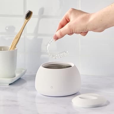 Zima Dental Pod: Ultrasonic Retainer Cleaner. The Original Retainer Cleaner Machine, Aligner Cleaner, Nightguard Cleaner, Mouthguard Cleaner, Denture Cleaner. Ultrasonic Cleaner For Oral Dental Care - Image 5