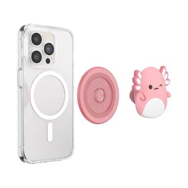 PopSockets Phone Grip for MagSafe with Kickstand, Magnetic Stand, Swappable Top, Secure Hold for iPhone MagSafe Cases, Phone & Tablet Grip, Squishmallows - PopOut Squishmallows Archie - Image 4