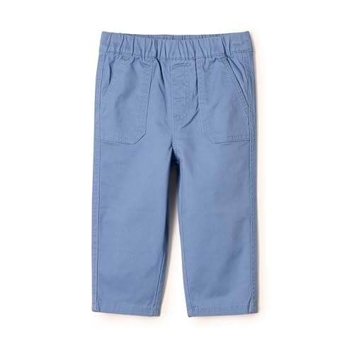 Amazon Essentials x Sofia Grainge Baby Boys' Stretch Chino, Blue, 24 Months - Image 1