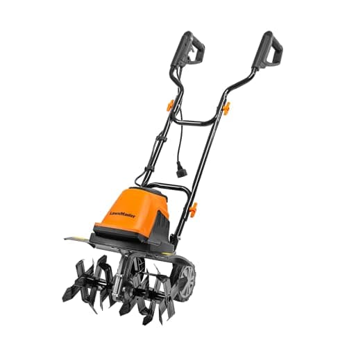 LawnMaster TE1016M Electric Tiller 12-Amp, 16-Inch - Image 1