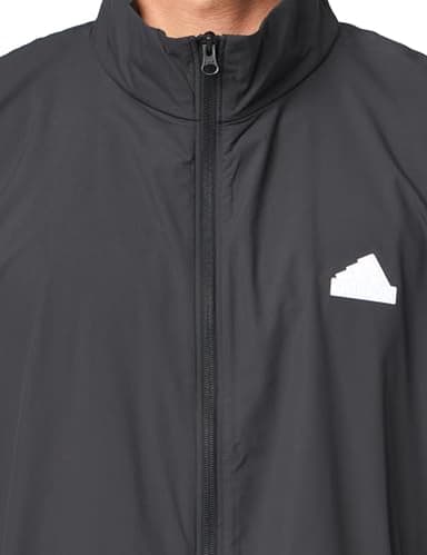 adidas Men's Future Icons Three Stripes Woven Track Top, Black, XX-Large - Image 2