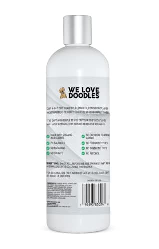 USDA Organic Dog Shampoo, Conditioner & Detangler - Best Shampoo for Goldendoodles, Poodles & Doodles - for Matted Pet Hair - Sensitive Skin Shampoo for Puppies - Made in The USA, 16OZ (Lavender) - Image 6
