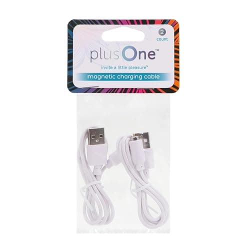 plusOne Official Magnetic Charging Cables, USB Charger, Durable Replacement DC Charging Cables, USB Adapter Cord, DC Power Cable, Plug Charging Cord, 2 Count - Image 1