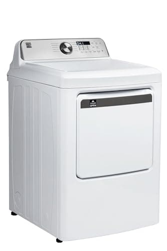 Kenmore 7.0 cu. ft. Front Load Electric Dryer-with Guard to Reduce Wrinkles & Static-Sanitize and Smart Sensor Drying-LED, White - Image 8