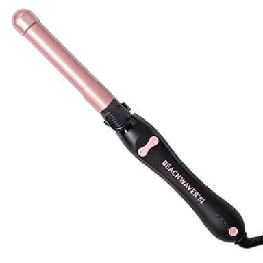 The Beachwaver Co. B1 Rotating Curling Iron - Automatic 1" Ceramic Curling Iron - Easy-to-Use Spinning Wand for Long-Lasting Waves, Auto-Shut Off, Travel-Friendly, Dual Voltage (BW160), Midnight Rose - Image 1